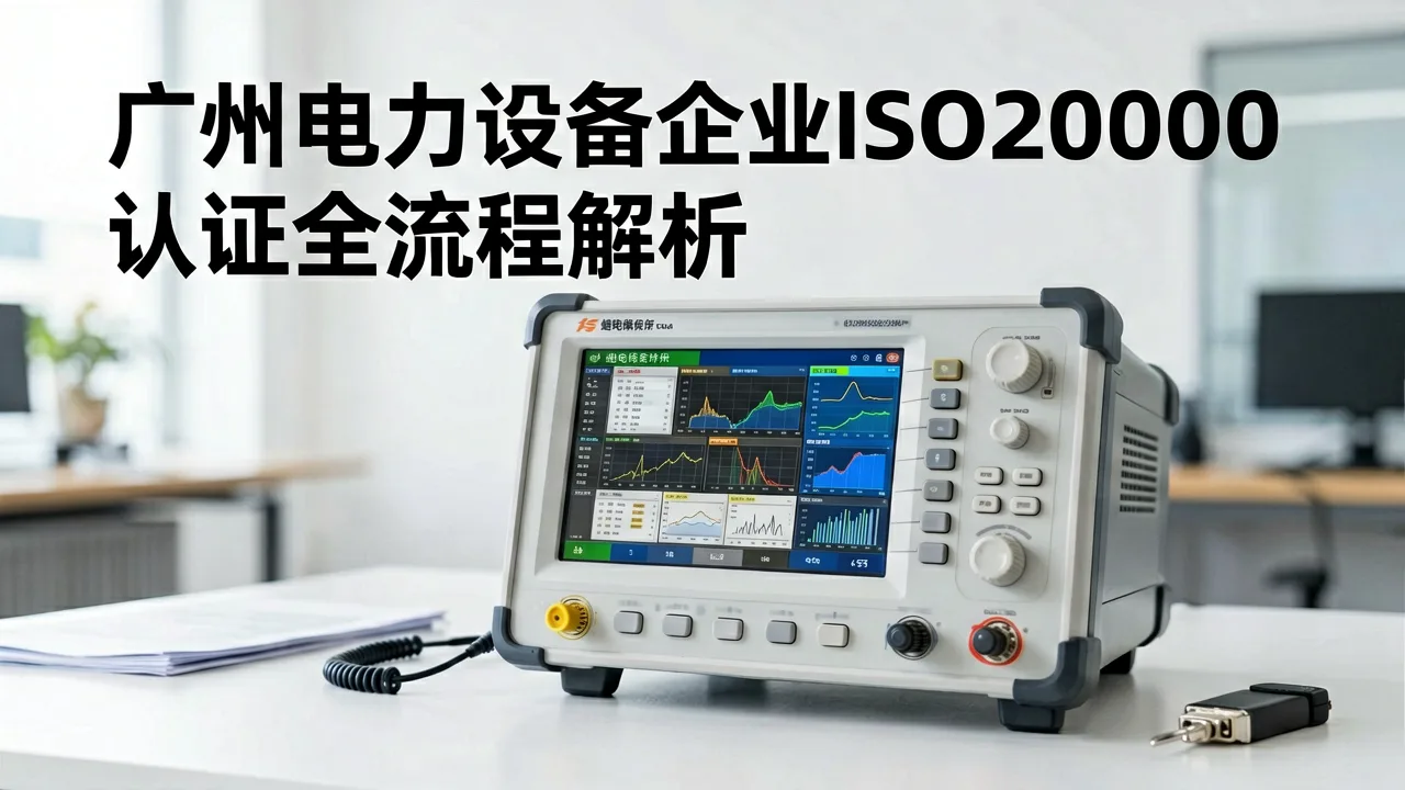 广州电力设备企业ISO20000认证全流程解析
