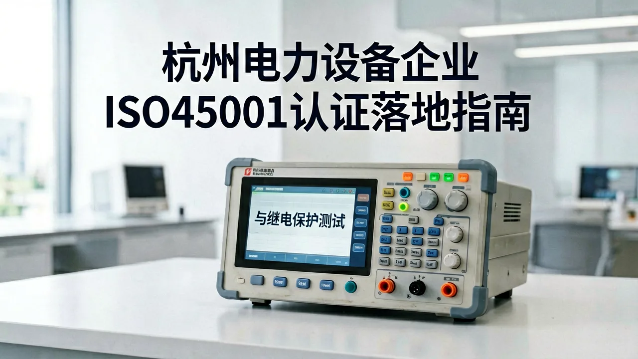 杭州电力设备企业ISO45001认证落地指南